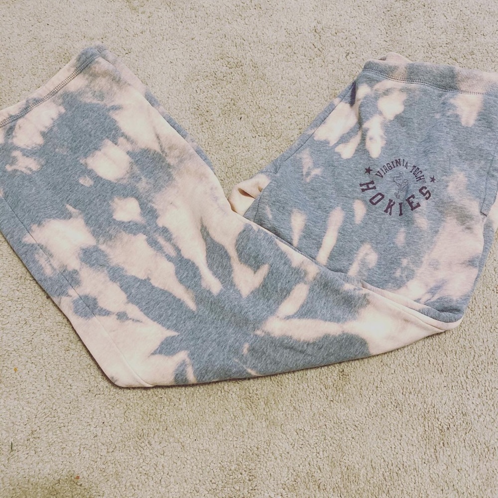 Bleached gray sweatpants